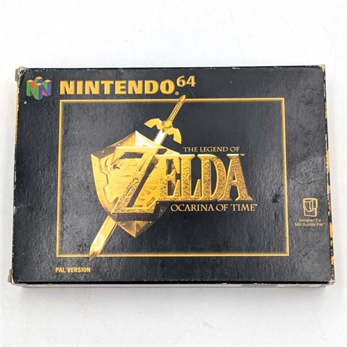 The Legend of Zelda Ocarina Of Time - Komplet I Æske - Nintendo 64 Spil - (EUR) (B Grade) (Genbrug)